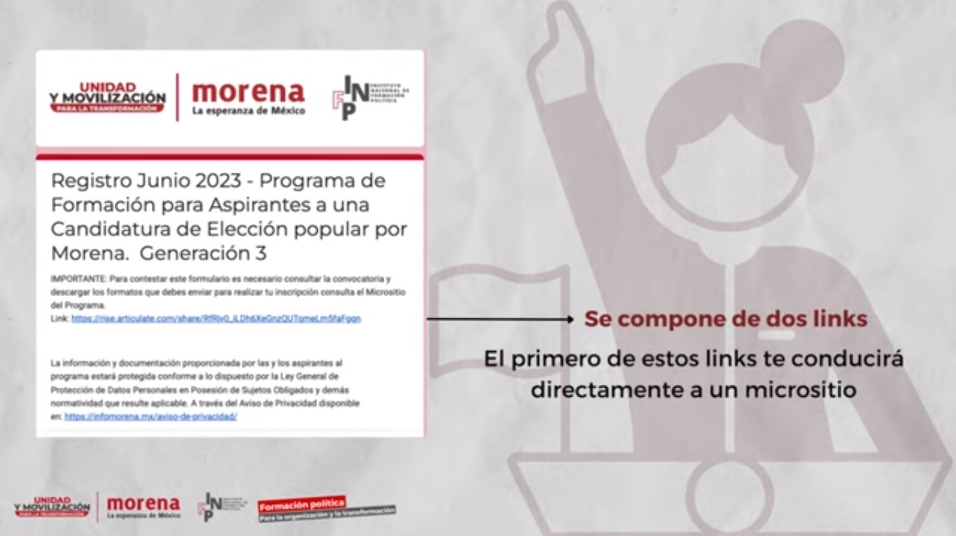 Listo Morena para capacitar a virtuales candidatos en proceso electoral 2023-2024