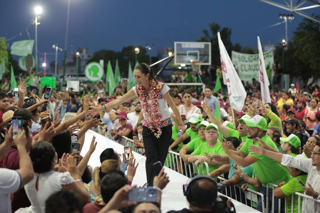 ’’En todo el mundo reconocen que aquí se está dando bienestar’’: Desde Quintana Roo, Claudia Sheinbaum destaca que México vive su mejor momento con la 4T