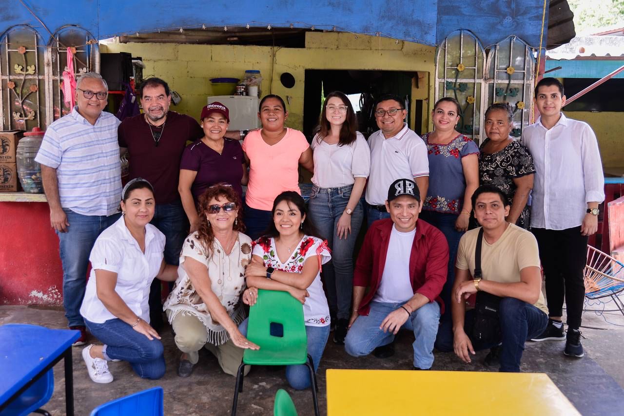 Constata Humberto Aldana Navarro avance de programas sociales en comunidades del sur de Quintana Roo