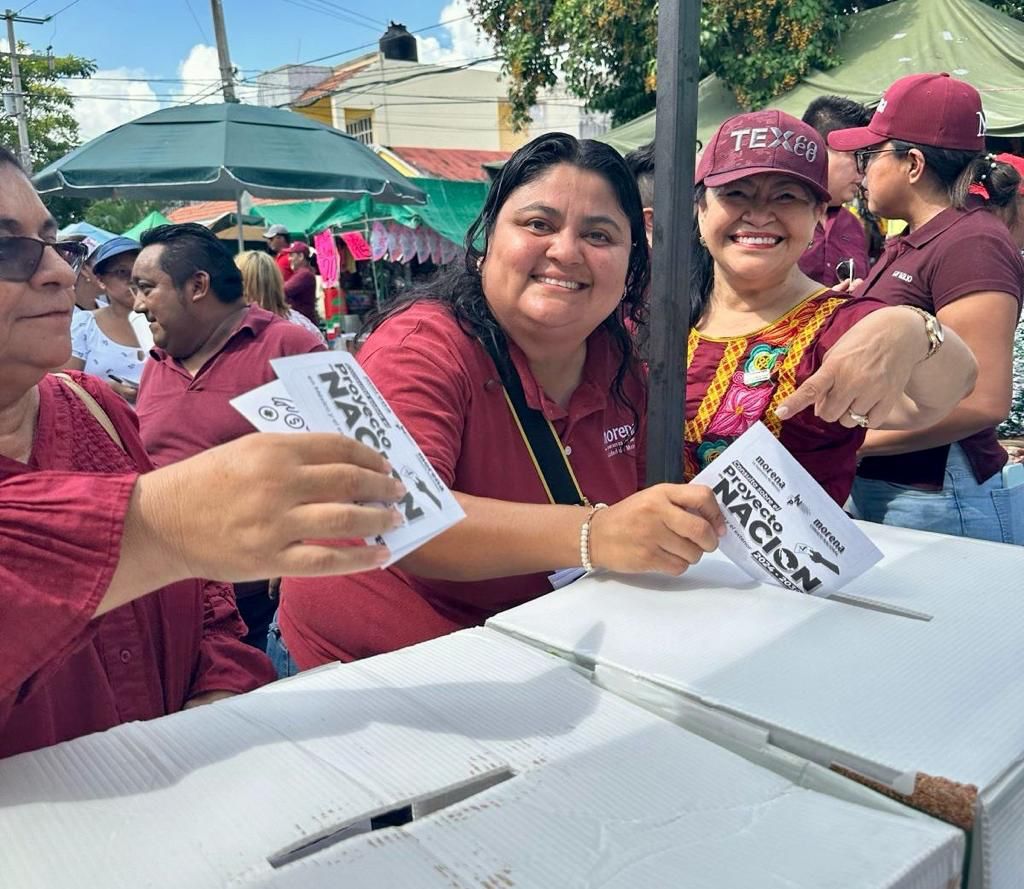 Destaca Mildred Ávila la unidad en consulta de morena para definir el proyecto de nación 