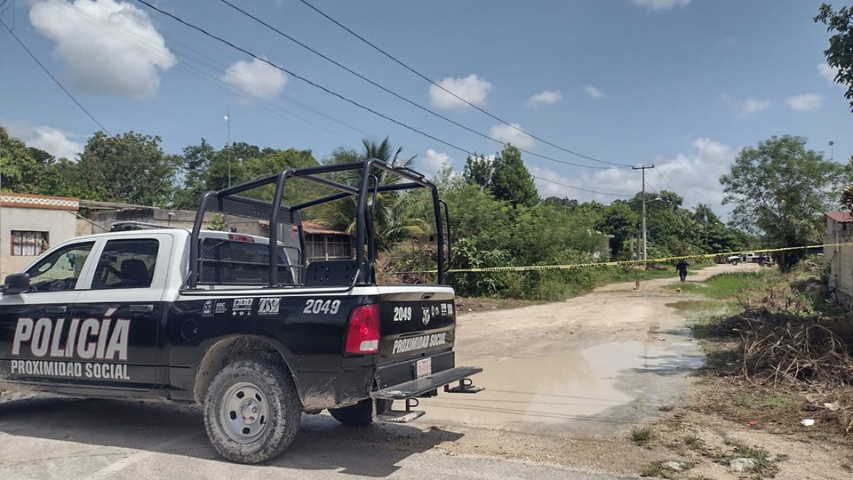 Ataque a balazos moviliza a Policía de Carrillo Puerto