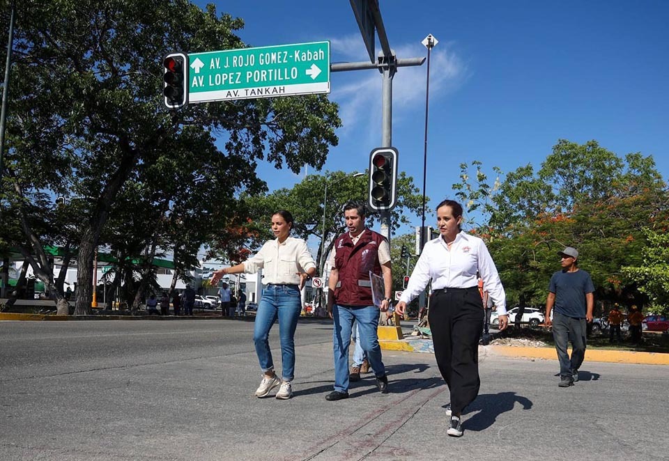 Arrancan proyecto para la transformación integral de los semáforos en Cancún