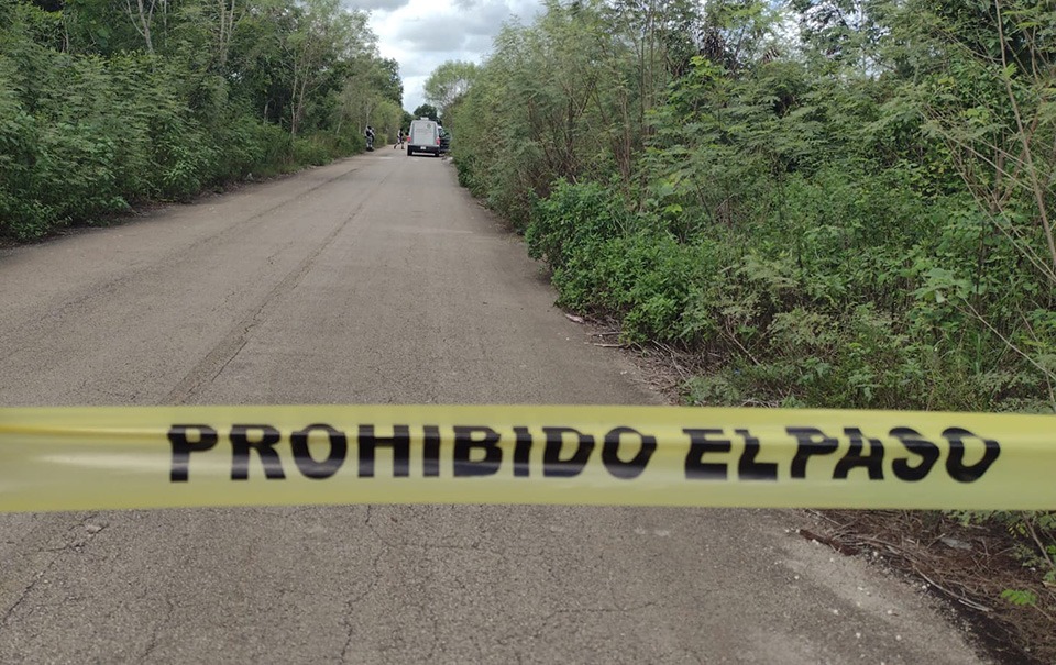 Hallan cuerpo "embolsado" en Carrillo Puerto