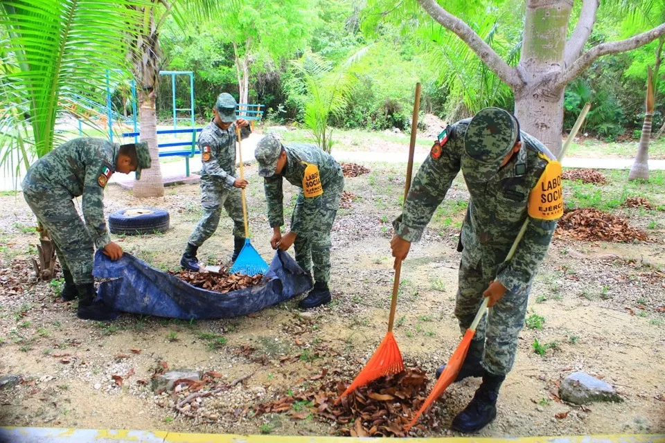 La Sedena lista para actuar por afectaciones a causa de lluvias en Quintana Roo