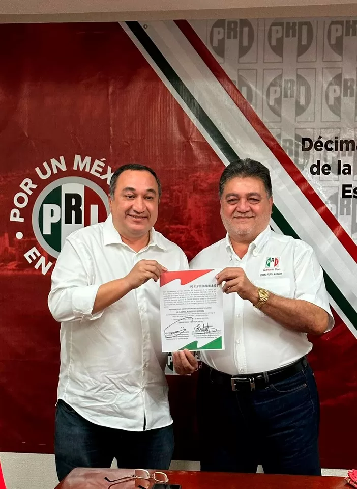 Designan a Jorge Rodríguez nuevo líder del PRI en Cancún