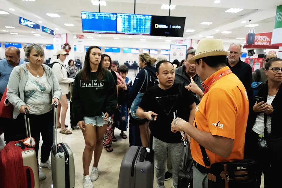 Huracán “Idalia” afecta 4 vuelos programados en aeropuerto de Cancún