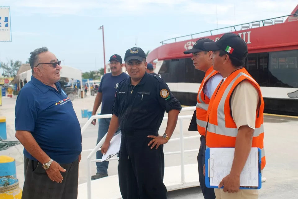 Capitán de Puertos de Yukalpetén realiza inspecciones en Holbox