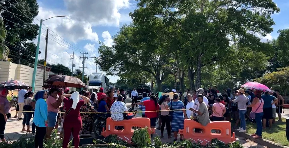 Tres horas tardó el bloqueo al acceso a Chetumal