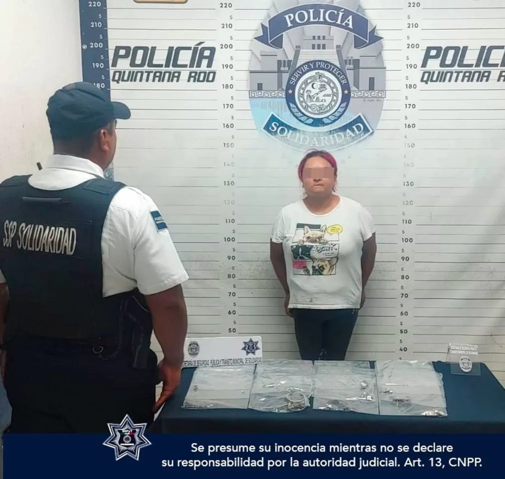 Detenida una mujer acusada de robar en una joyería