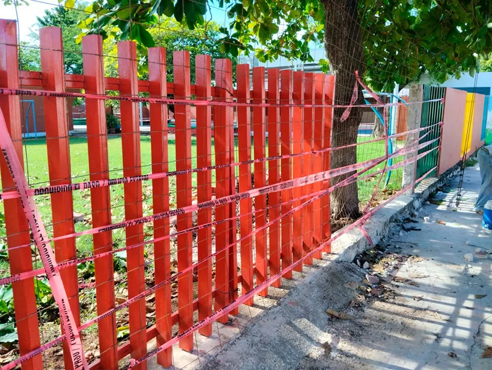 Atienden petición de padres de familia ante inseguridad de un kínder