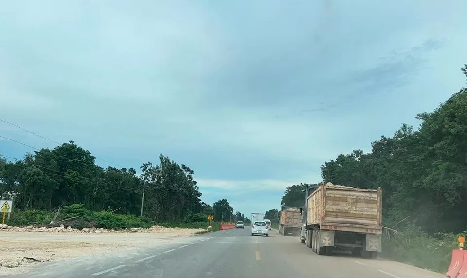 La seguridad en las carreteras, preocupante por obras del Tren Maya