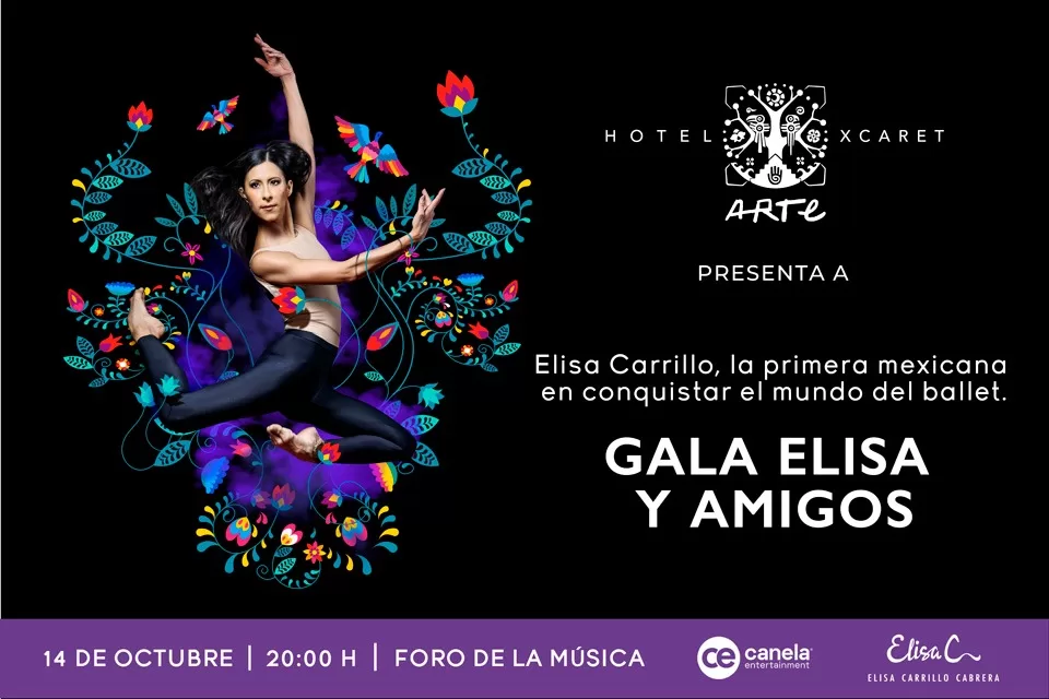 Xcaret Arte Presenta la Gala Elisa y Amigos: Una Noche de Arte y Danza