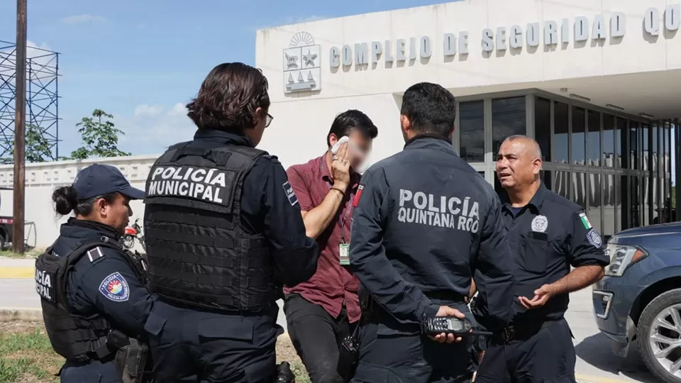 Llega al C5 sujeto herido de bala en la carretera Cancún -Puerto Morelos