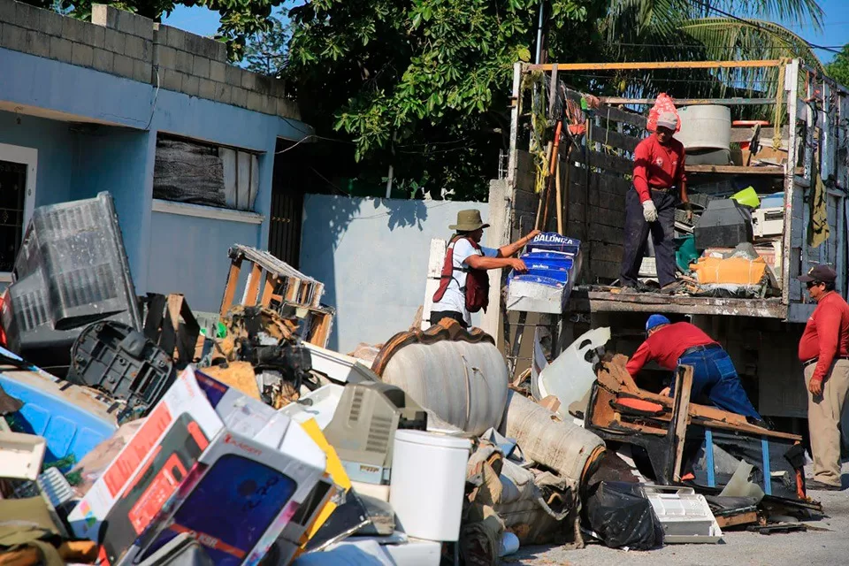 Campaña especial permite retirar en Cancún más de 174,000 kilos de cacharros y 3,256 llantas