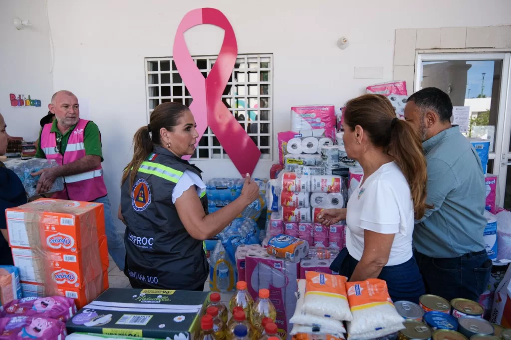 Se recaudan en Quintana Roo las primeras 16 toneladas de ayuda para Guerrero