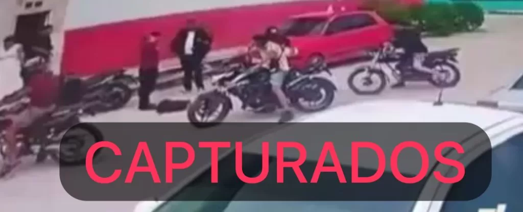 Capturan a par de individuos con una moto robada y una réplica de pistola