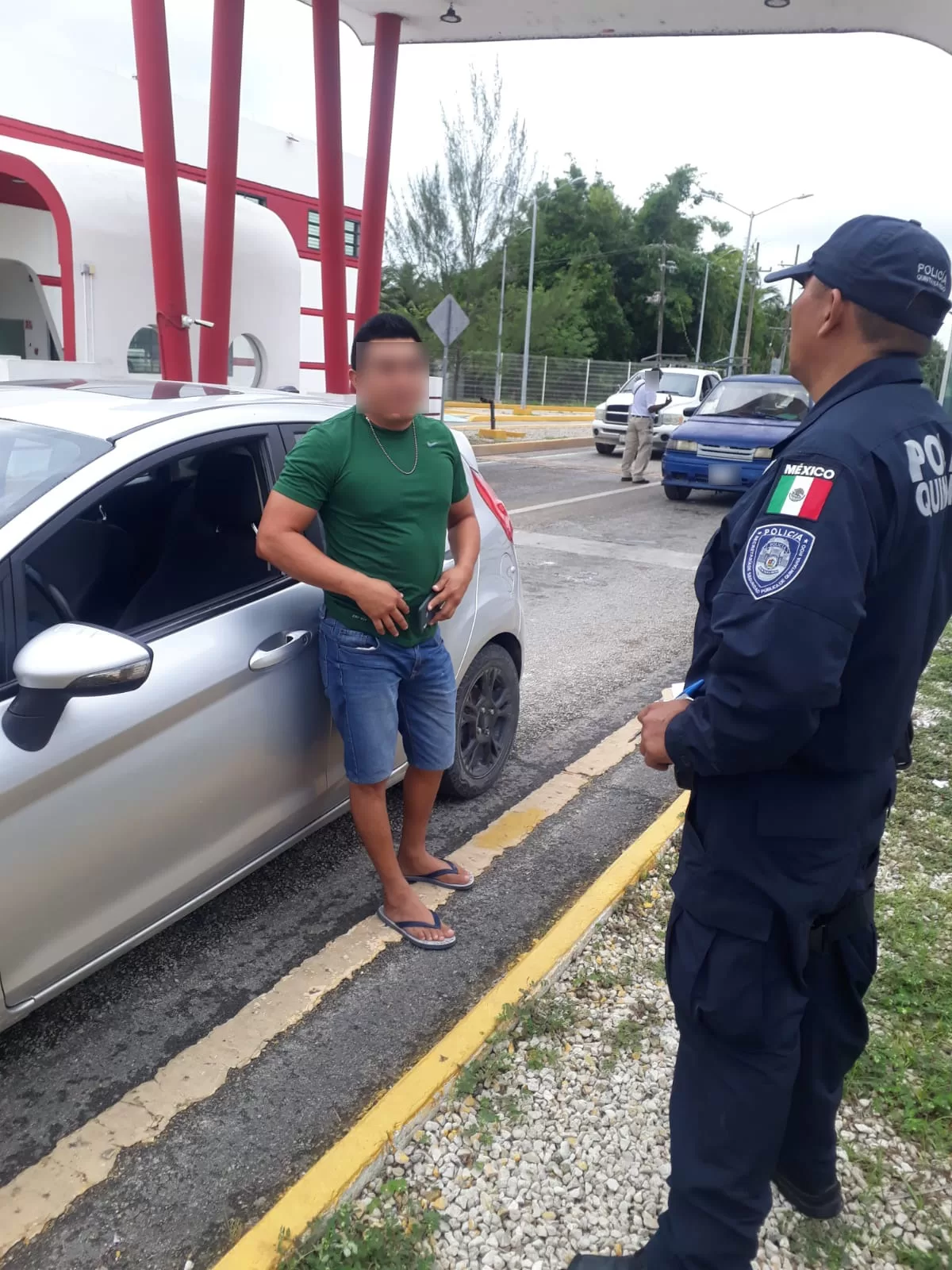 Un detenido y un auto recuperado en un retén de Chetumal