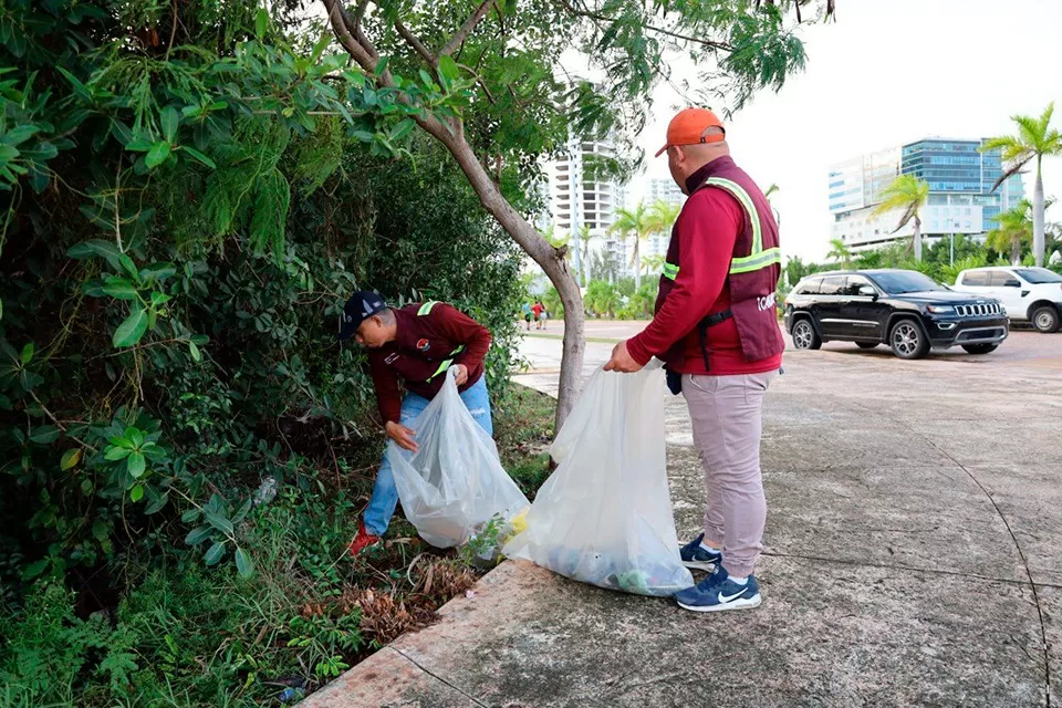 Autoridades garantizan la limpieza de Malecón Tajamar