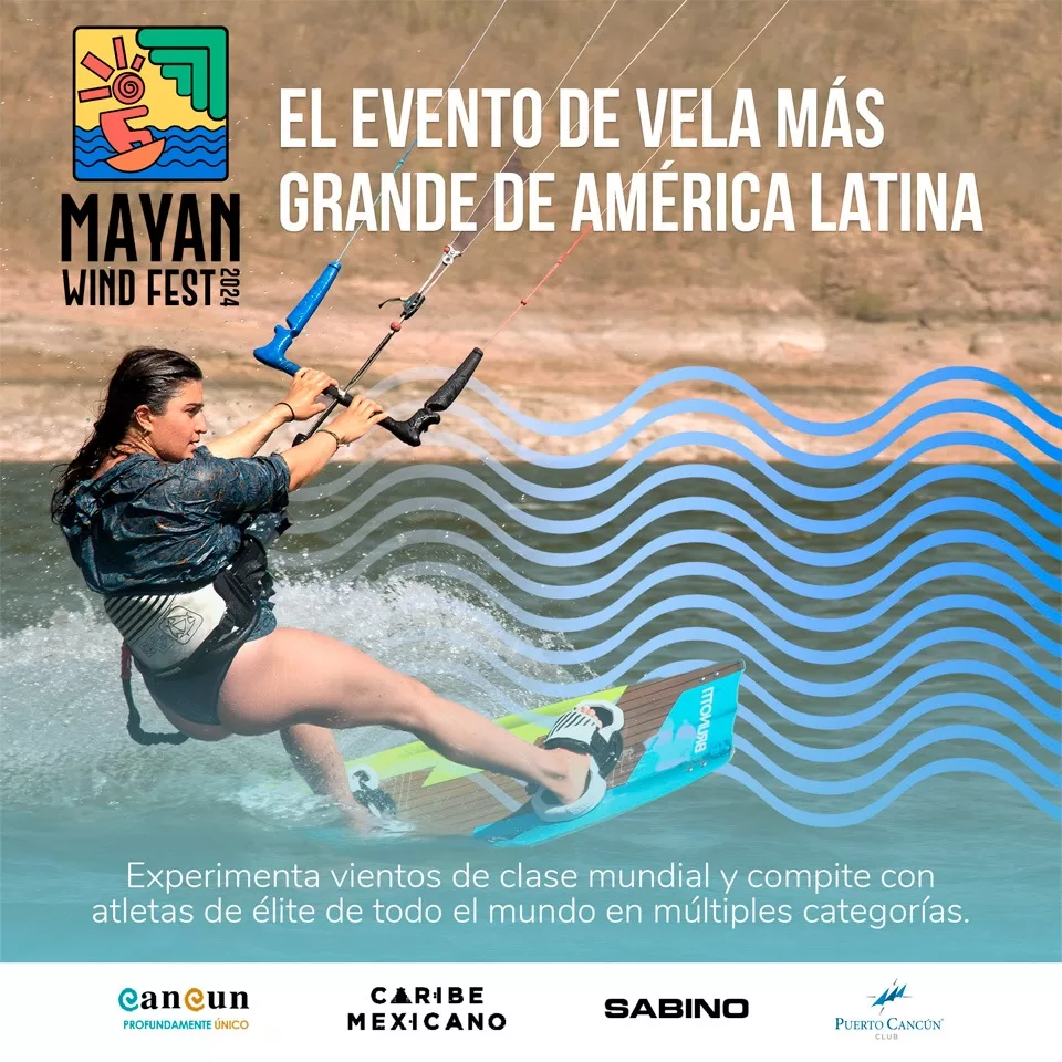 Puerto Cancún, sede del Primer Mayan Wind Fest 2024 de vela