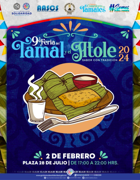 Gobierno invita a la “Feria del Tamal y del Atole 2024”