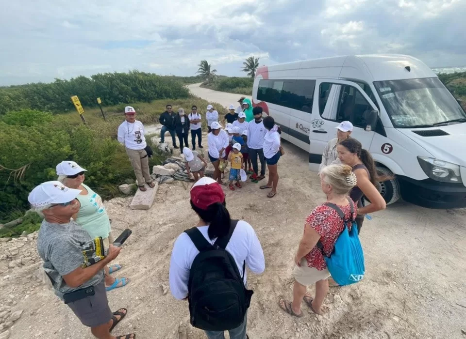 Retiran 95 kilos de desechos en la limpieza de playas en el Parque Ecoturístico Punta Sur