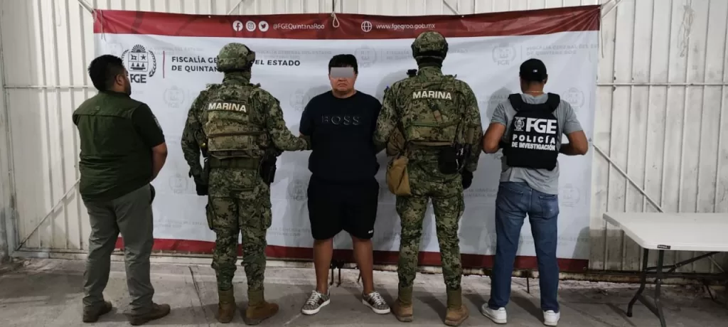 Logran autoridades de Quintana Roo captura de líder criminal buscado por la INTERPOL