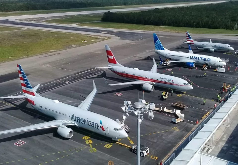 Aeropuerto de Cancún reporta cerca de 30 vuelos afectados por nevadas en Estados Unidos