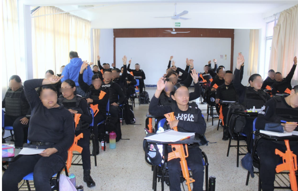 Continúa la convocatoria y preparación de cadetes en la Academia de Policía de Quintana Roo