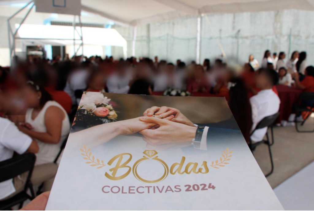 Celebran Bodas Colectivas en la cárcel de Cancún