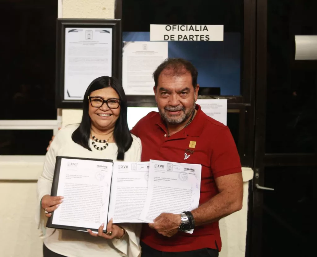 Mildred Ávila y Humberto Aldana presentan iniciativa para que ayuntaminetos sean corresponsables en el combate a la violencia de género