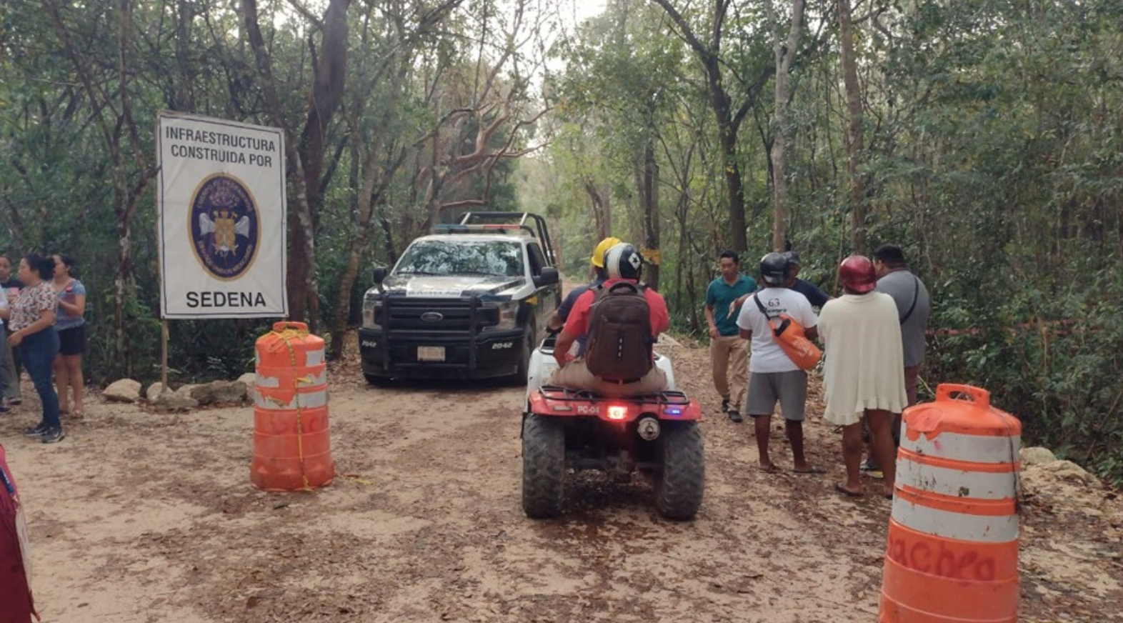 Rescatan cuerpo de persona ahogada en un cenote en las afueras de Felipe Carrillo Puerto