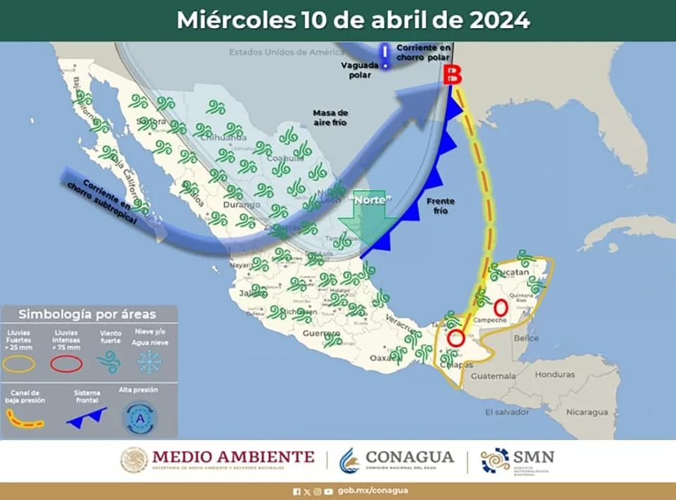 Alerta por "Surada" en zonas costeras de la Entidad