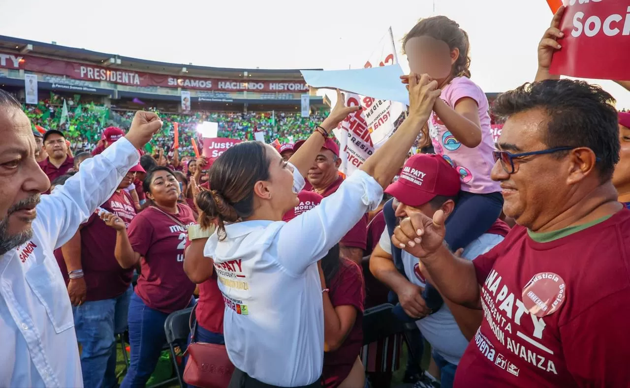 Afirma Ana Paty Peralta que los cancunenses ya decidieron que siga la Cuarta Transformación