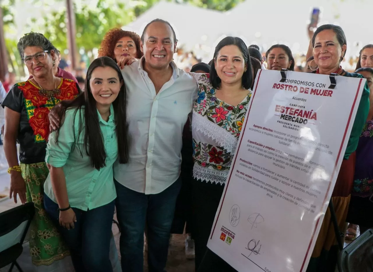 Fuerte respaldo de las mujeres solidarenses a Juan Carrillo y la 4T