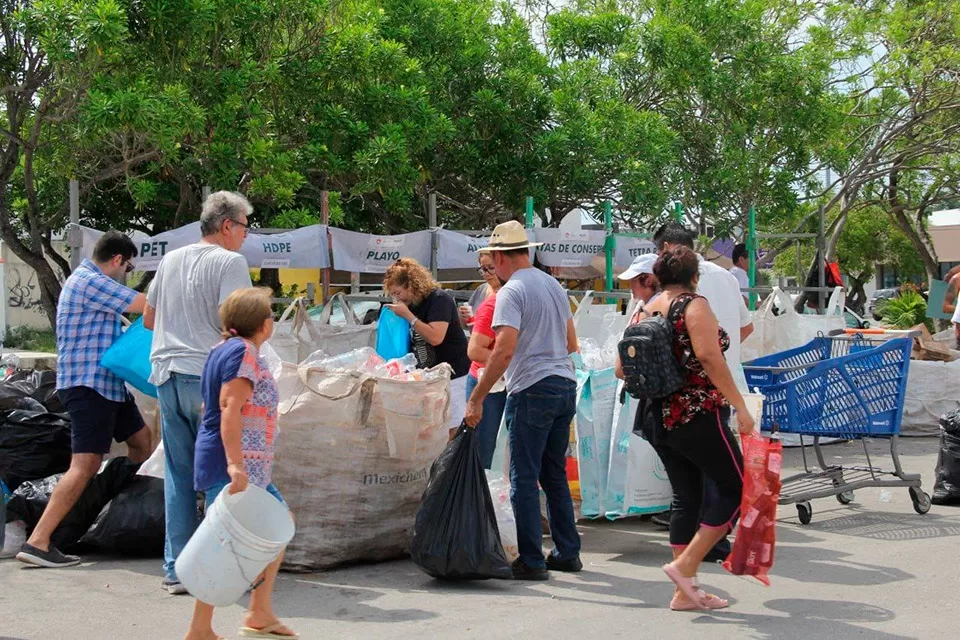 Jornada de acopio de residuos reciclables en 7 puntos de Cancún