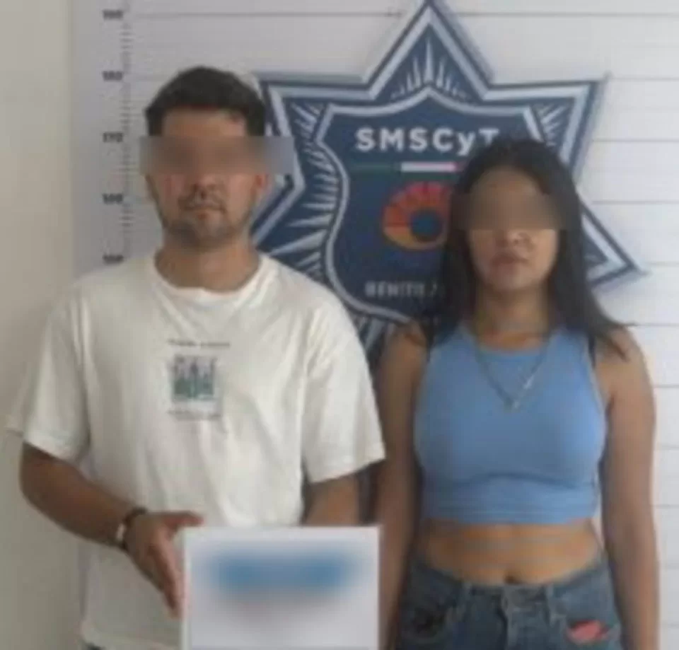 Capturan a una pareja que intenta robar de una tienda de ropa en Puerto Cancún