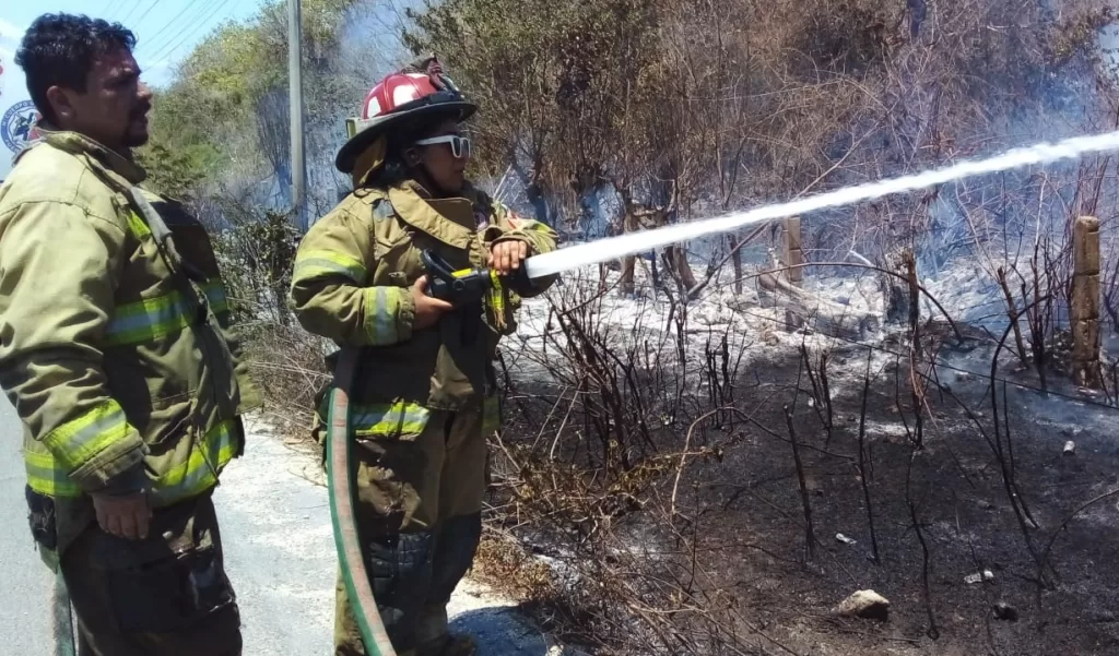 Mantiene Puerto Morelos monitoreo de incendios a pesar de las lluvias