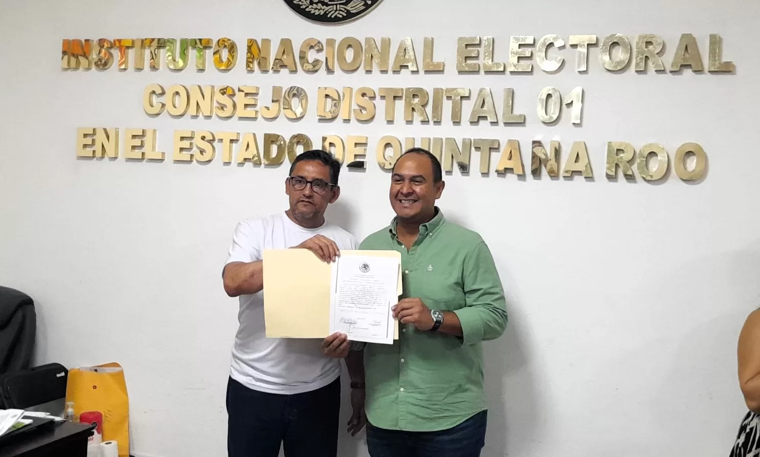 INE en Quintana Roo entrega constancias de las 4 diputaciones federales