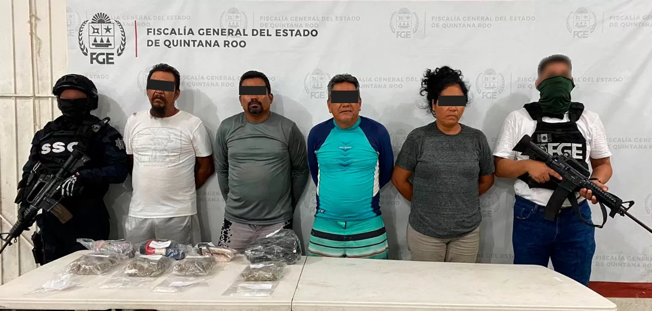 Capturan a 24 personas por venta de drogas en playas de Cancún