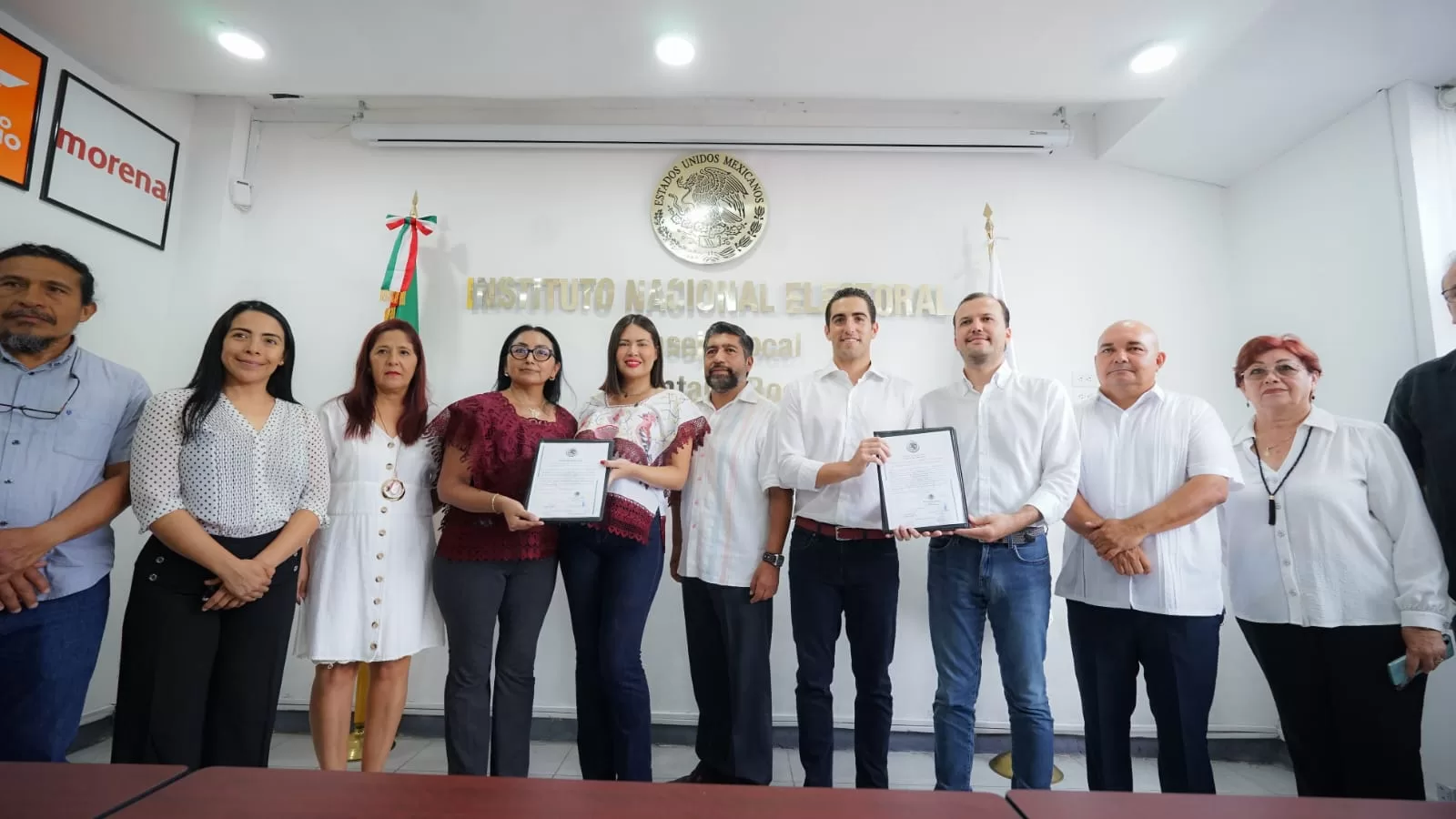 Recibe Gino Segura constancia como Senador electo por Quintana Roo