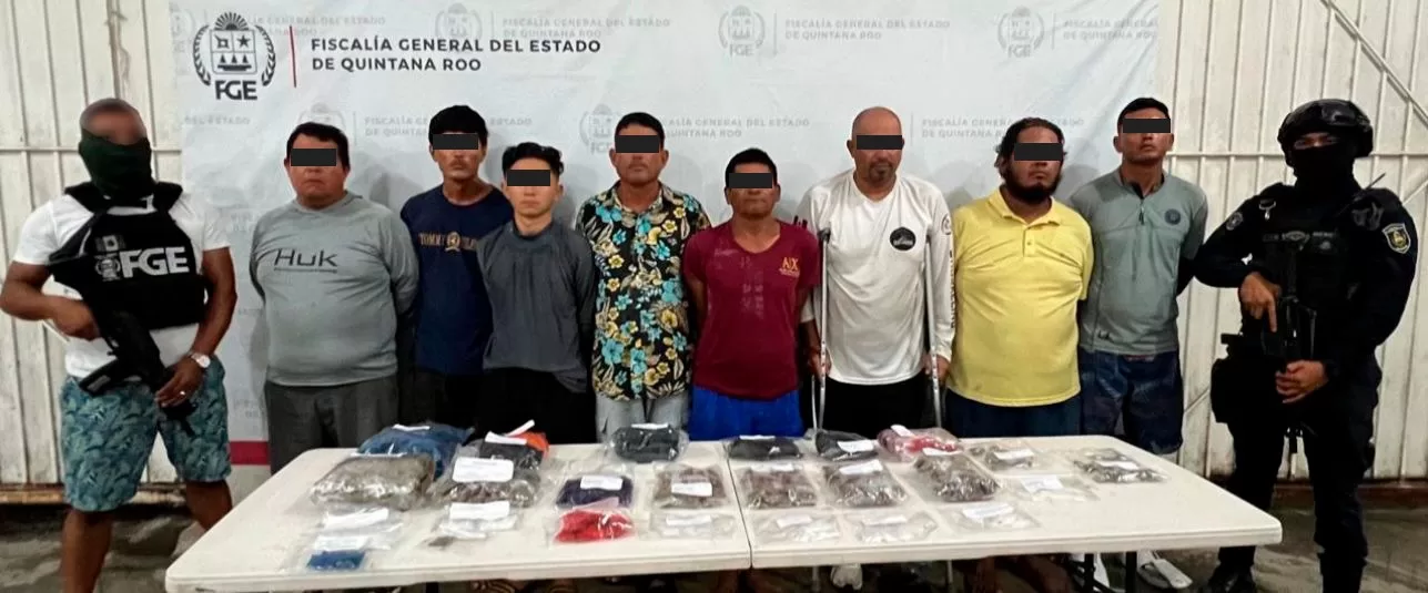 Capturan a 24 personas por venta de drogas en playas de Cancún