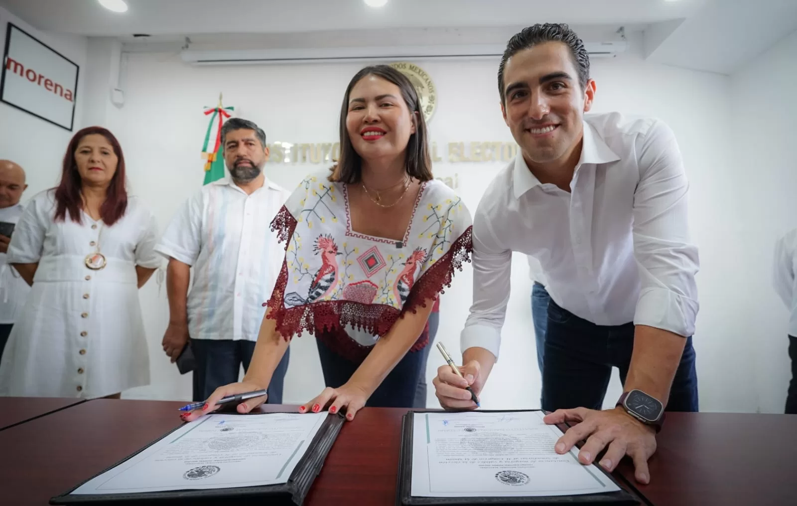 Recibe Gino Segura constancia como Senador electo por Quintana Roo