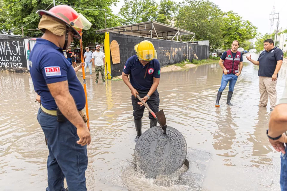 Verifican el correcto funcionamiento de los pozos de absorción en Tulum