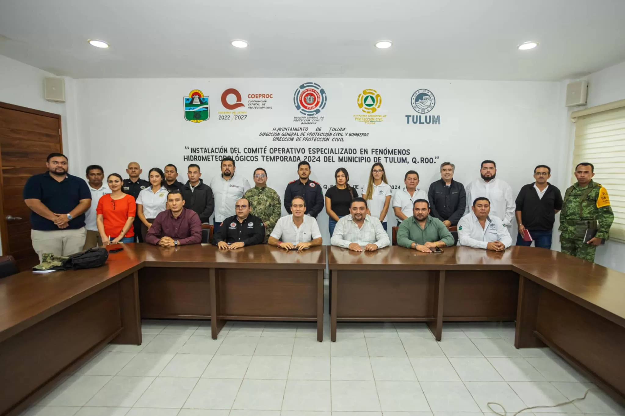 Tulum ya tiene Comité Especializado en Fenómenos Hidrometeorológicos