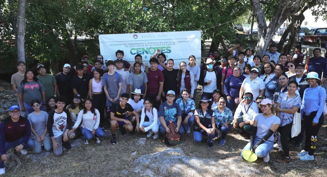 Piden a ciudadanos que se sumen a la limpieza de cenotes urbanos en Cancún