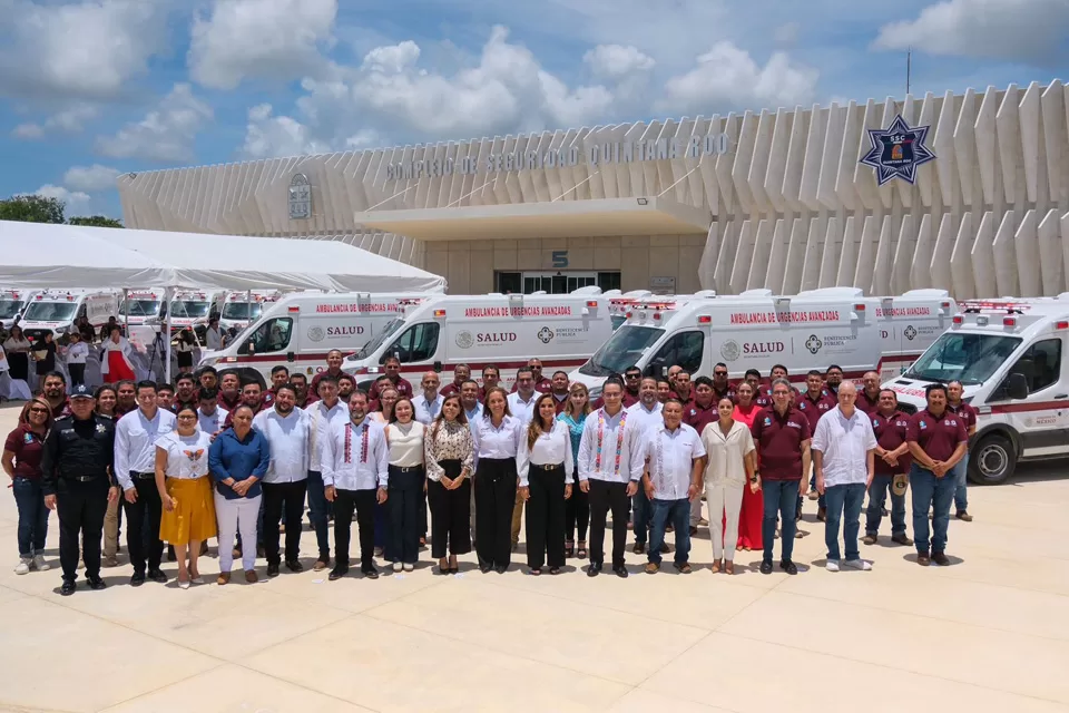 Quintana Roo recibe 31 ambulancias de la Beneficencia Pública Nacional