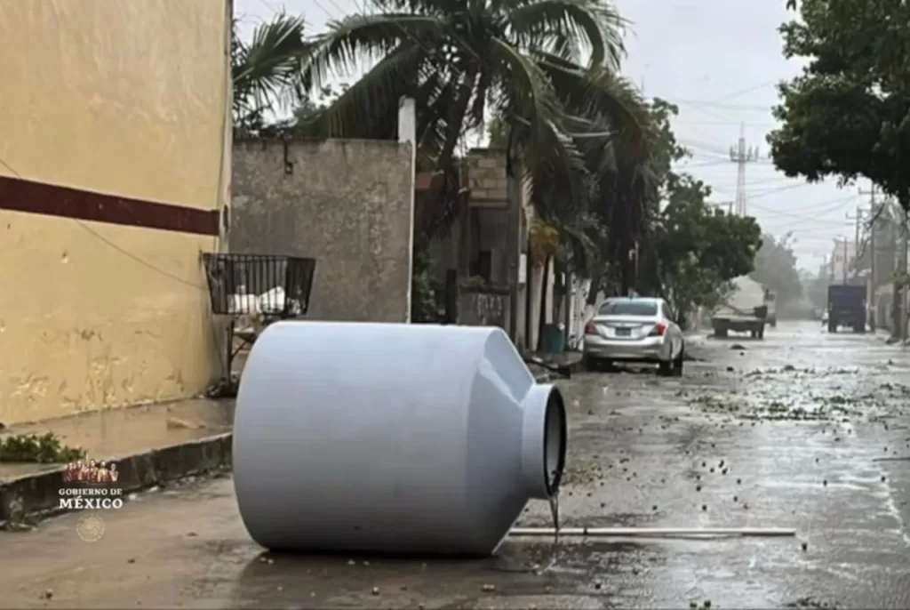 "Gracias a Dios, Beryl fue benevolente", afirma Mara Lezama en primer recuento