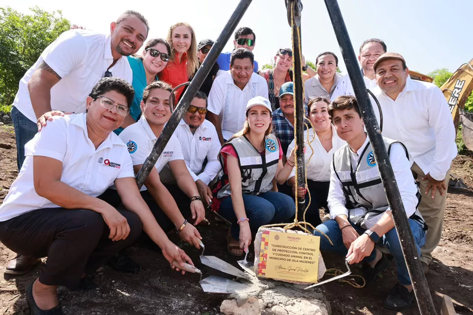 Inician la construcción del Centro de Bienestar Animal en Isla Mujeres