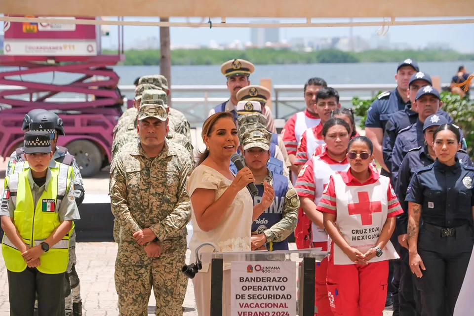 Inicia Operativo de Seguridad Vacacional de Verano en el Caribe Mexicano