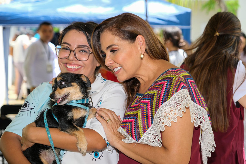 Promueve la Gobernadora campaña de esterilización de perros y gatos en Cancún